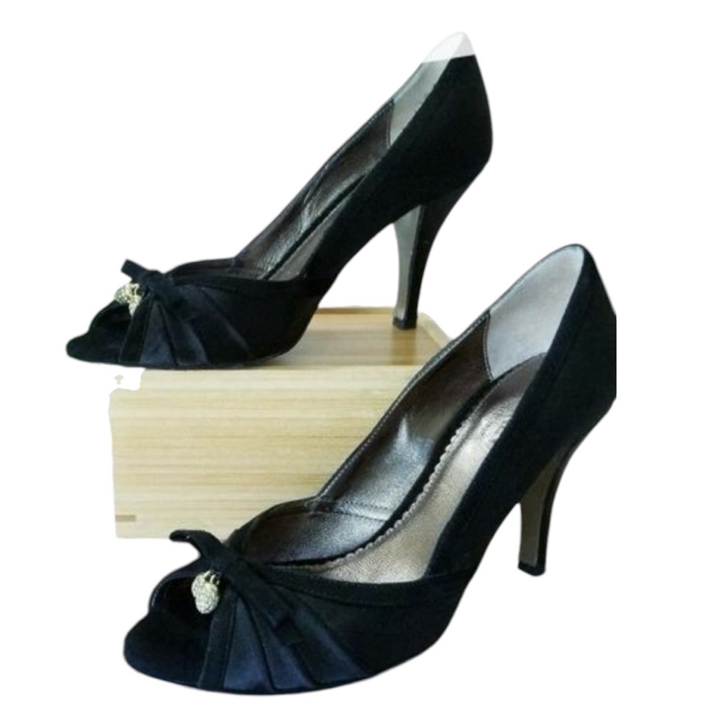 Vintage JCrew Satin d’Orsay Pump